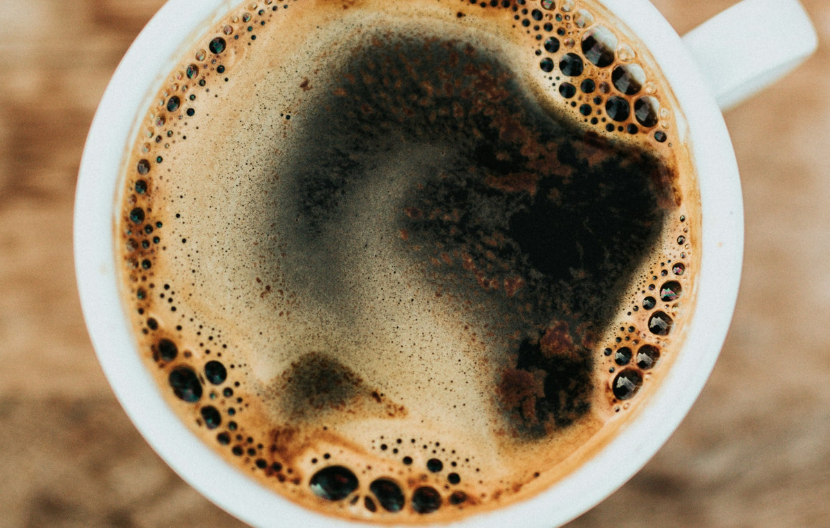 Freshly roasted coffee beans