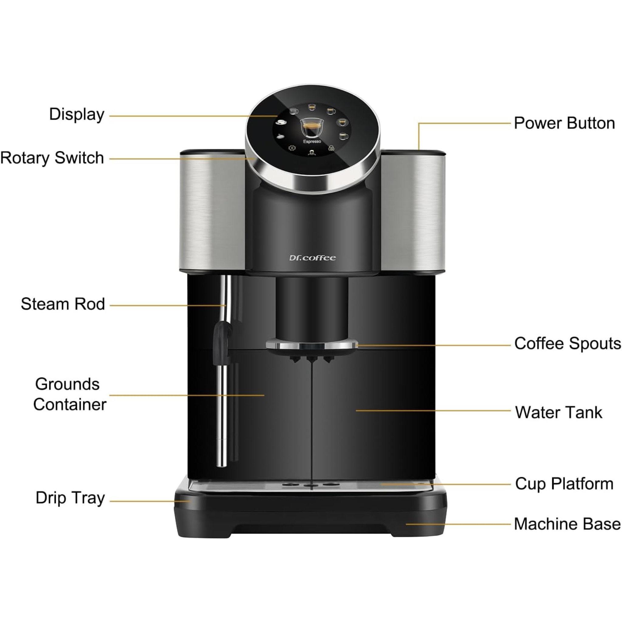 Dr. Coffee H1 Automatic Coffee Maker