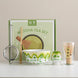 Bamboo matcha whisk (chasen) and ceramic bowl set