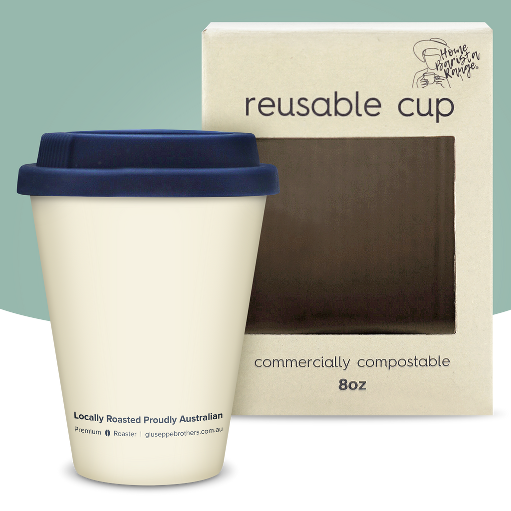Reusable Cup & Silicone lid - 8oz