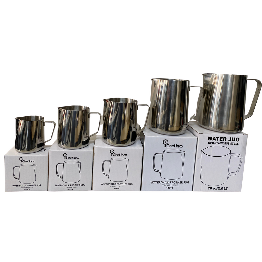 Chef INOX Barista Stainless Steel Milk Latte Frothing Water