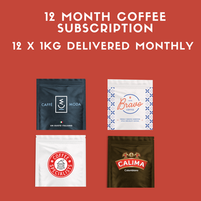 one year subscription of coffee (PREPAID)