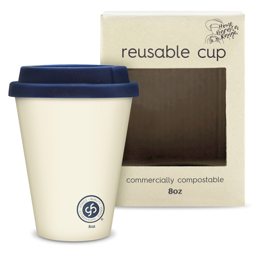 Reusable Cup & Silicone lid - 8oz