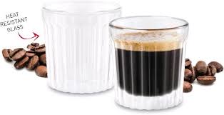 Avanti Rigato Double Wall Glasses Set of 2 - 80ml