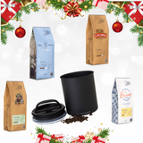 1KG Airscape Storage + Coffee Sampler Pack