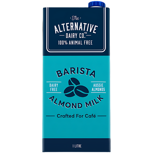 THE ALTERNATIVE DAIRY CO BARISTA 1L ALMOND MILK 12 PACK (12x1L)