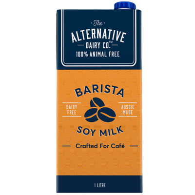 THE ALTERNATIVE DAIRY CO BARISTA 1L SOY MILK 12 PACK (12x1L)