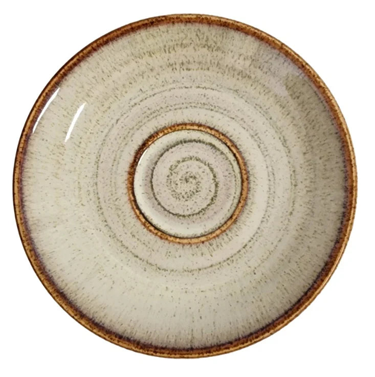 Incasa Reactive Beige Cups (Espresso & Cappuccino + Saucer)